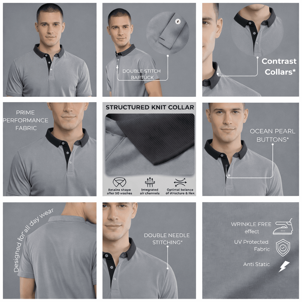 SAP 200 premium heavy-duty polo t-shirt