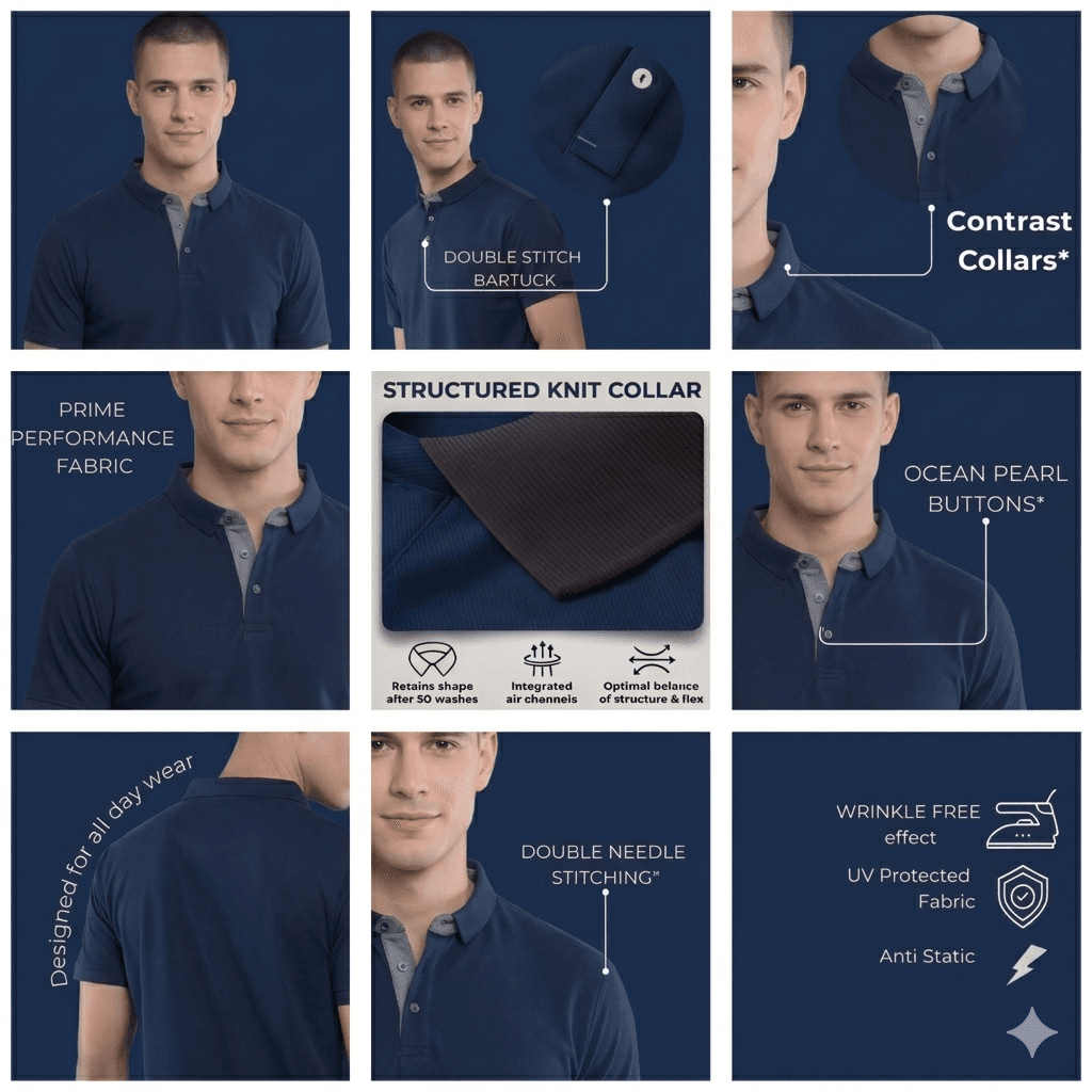 SAP 200 premium heavy-duty polo t-shirt