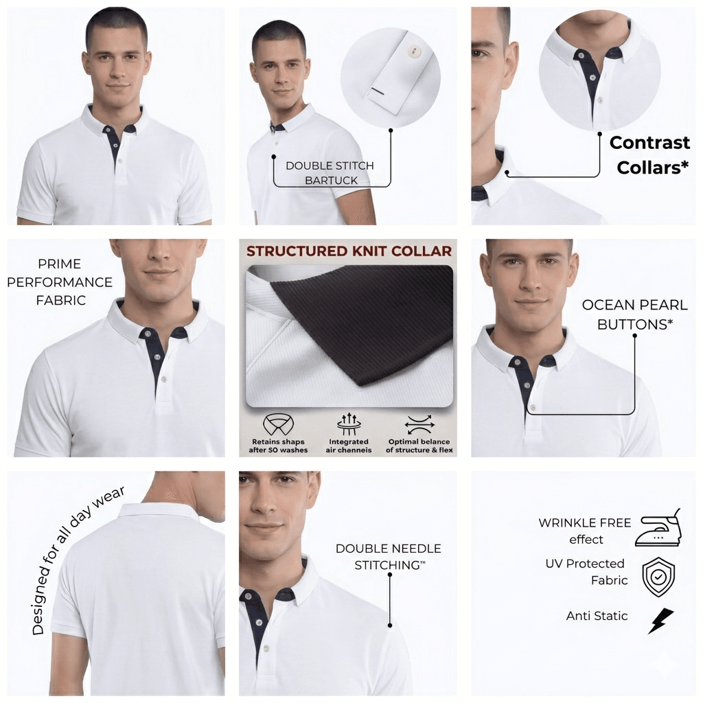 SAP 200 premium heavy-duty polo t-shirt