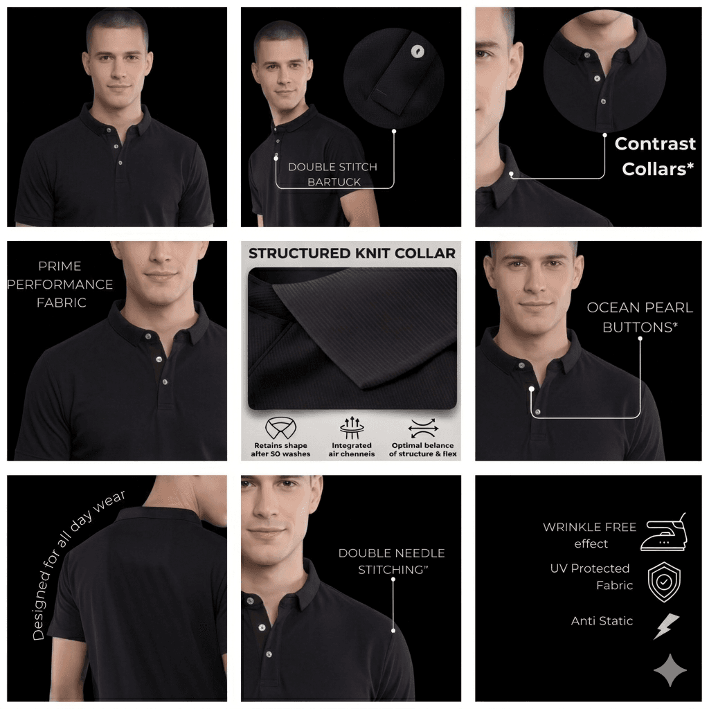 SAP 200 premium heavy-duty polo t-shirt