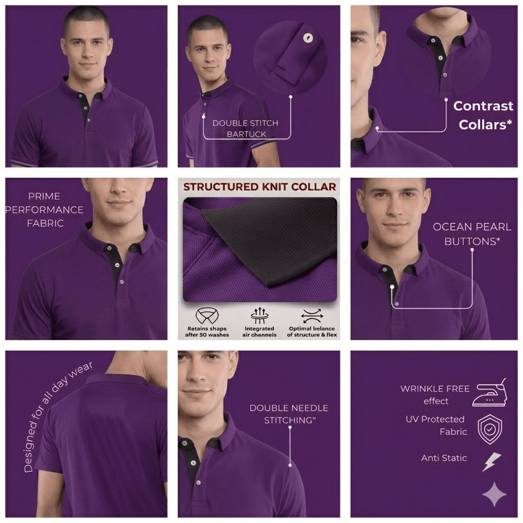 SAP 200 premium heavy-duty polo t-shirt