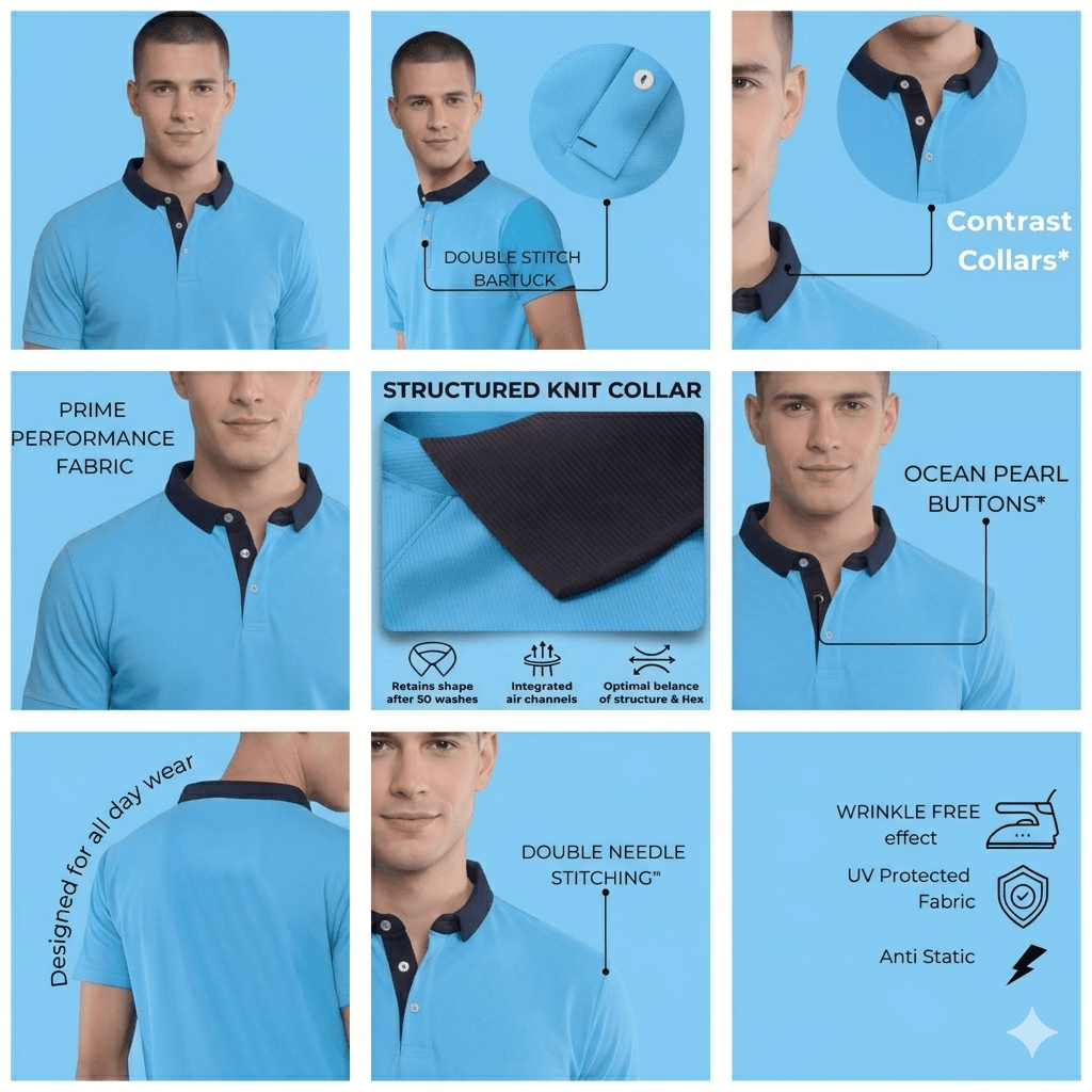 SAP 200 premium heavy-duty polo t-shirt