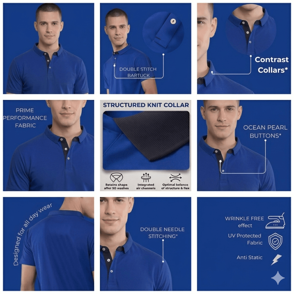 SAP 200 premium heavy-duty polo t-shirt
