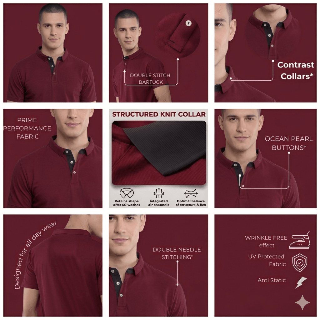 SAP 200 premium heavy-duty polo t-shirt