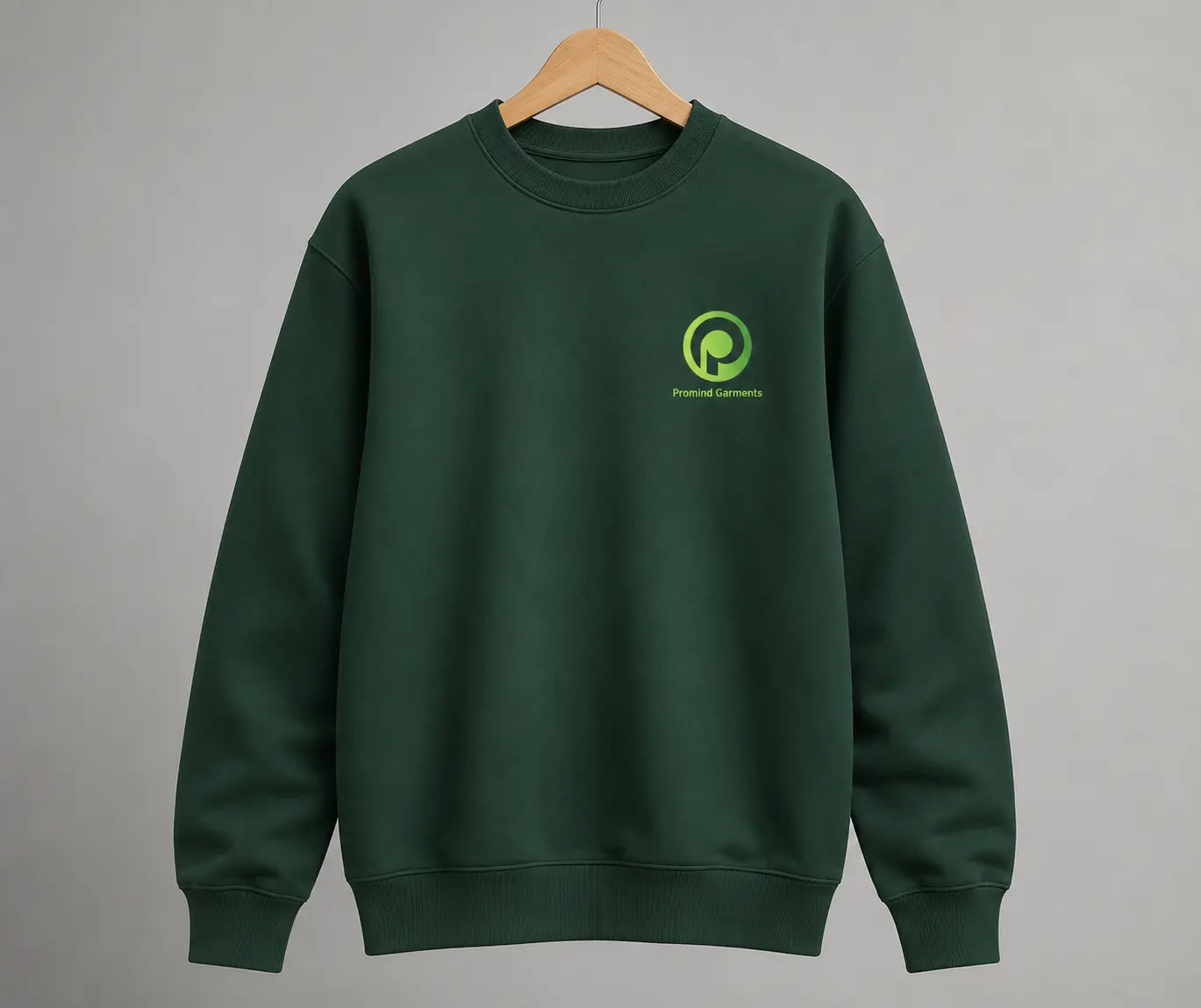 Custom sweatshirt manufactured by Promind Garments in Delhi NCR